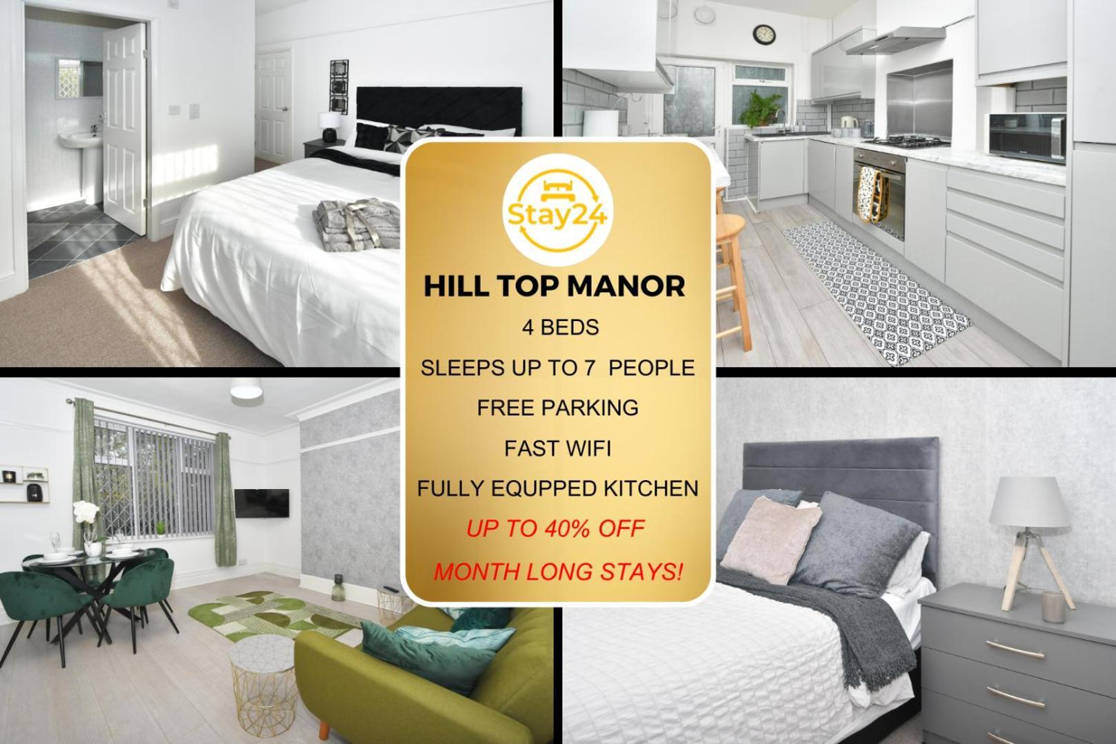 Hill Top Manor Apartment Stoke-on-Trent Bagian luar foto